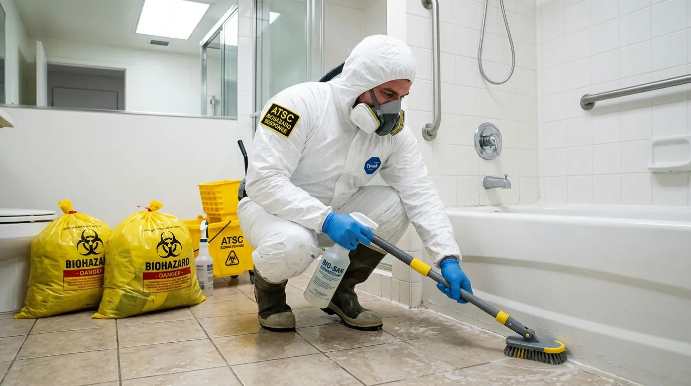 Decontamination equipment deployed for Blood Cleanup in Carrboro